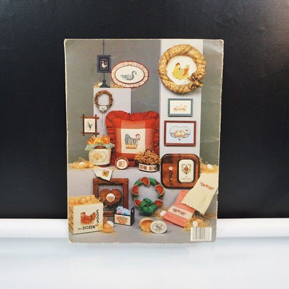 Milly Smiths Country Folk Art 1983 Cross Stitch Pattern Leaflet 286 Cats Pig Hen - Picture 2 of 9